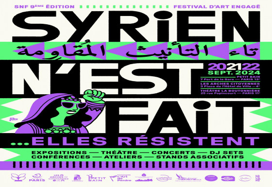 Syrien n'est fait... Elles résistent - 9ème édition du Festival d'Art Engagé 